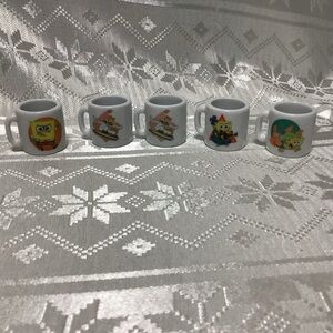 SpongeBob SquarePants Miniature Mugs Set of 5 Collectables